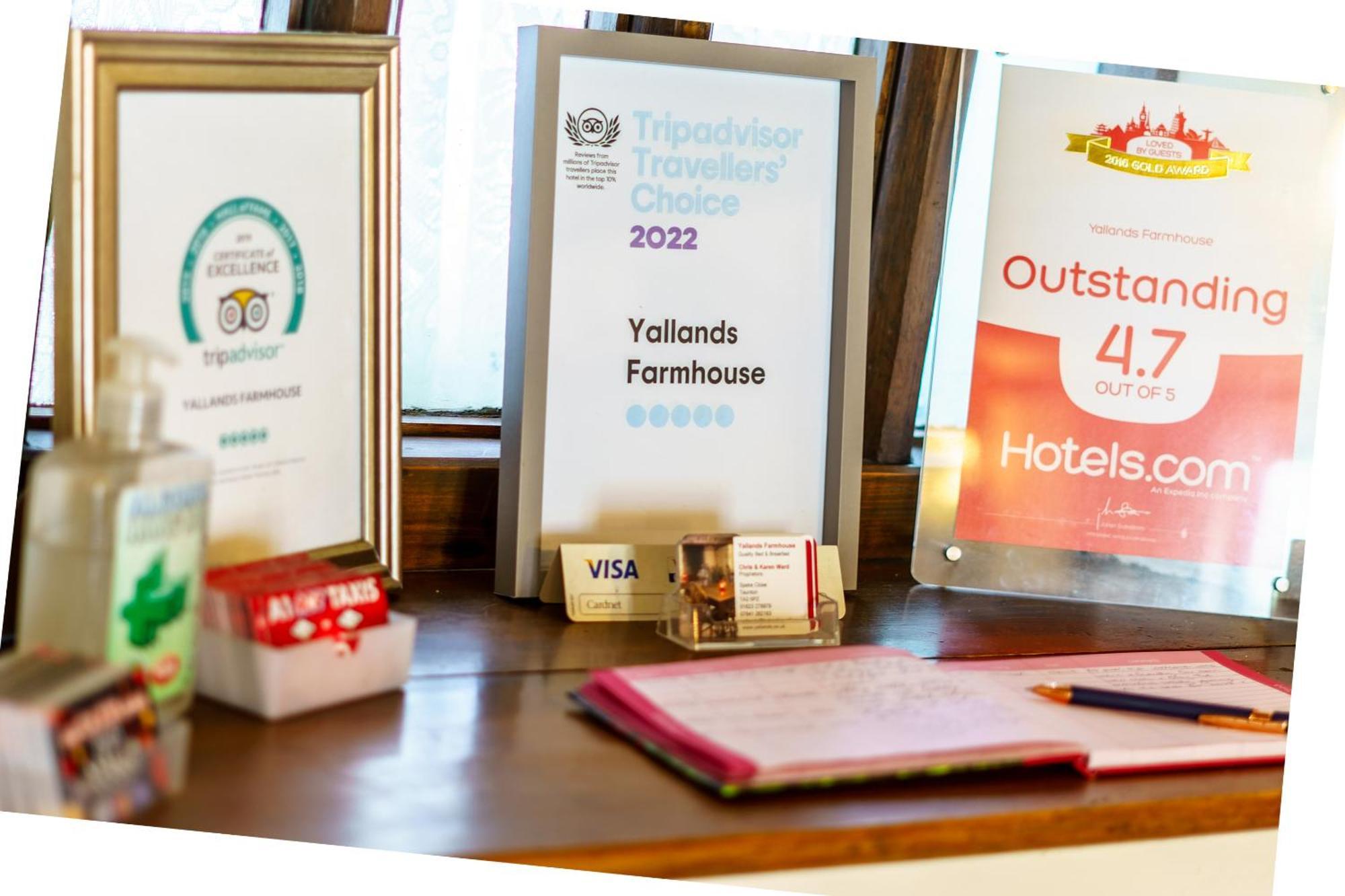 ยอลแลนด์ ฟาร์มเฮ้าส์ Bed & Breakfast ทอนทัน ภายนอก รูปภาพ